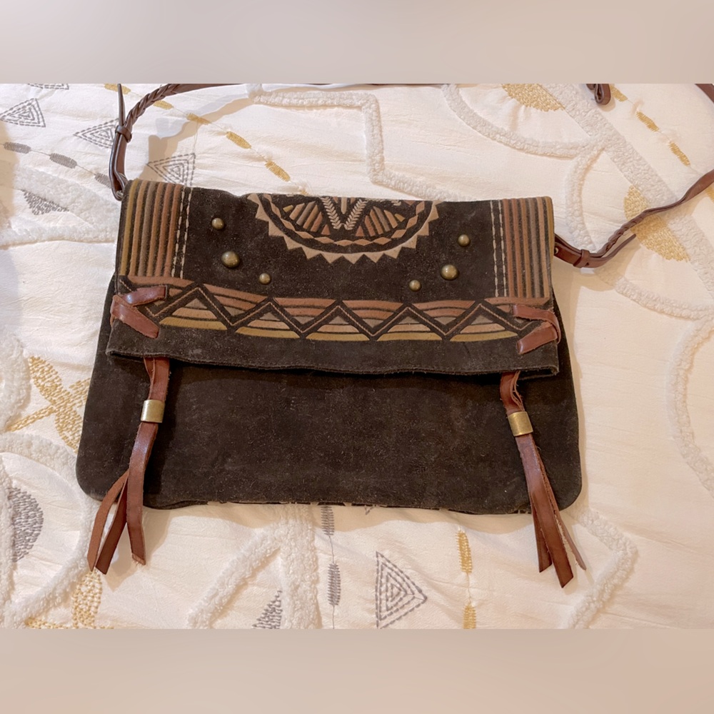 Ugg Suede crossbody purse